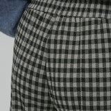 Pantalón Kate Wide Check - ECRU