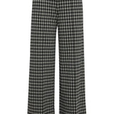 Pantalón Kate Wide Check - ECRU