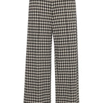 Pantalón Kate Wide Check - ECRU