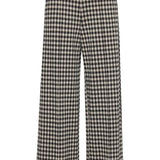 Pantalón Kate Wide Check - ECRU