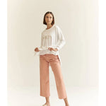 Pantalón Mus&Bombon Tiro Alto Dudres - ECRU