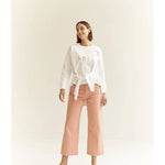 Pantalón Mus&Bombon Tiro Alto Dudres - ECRU