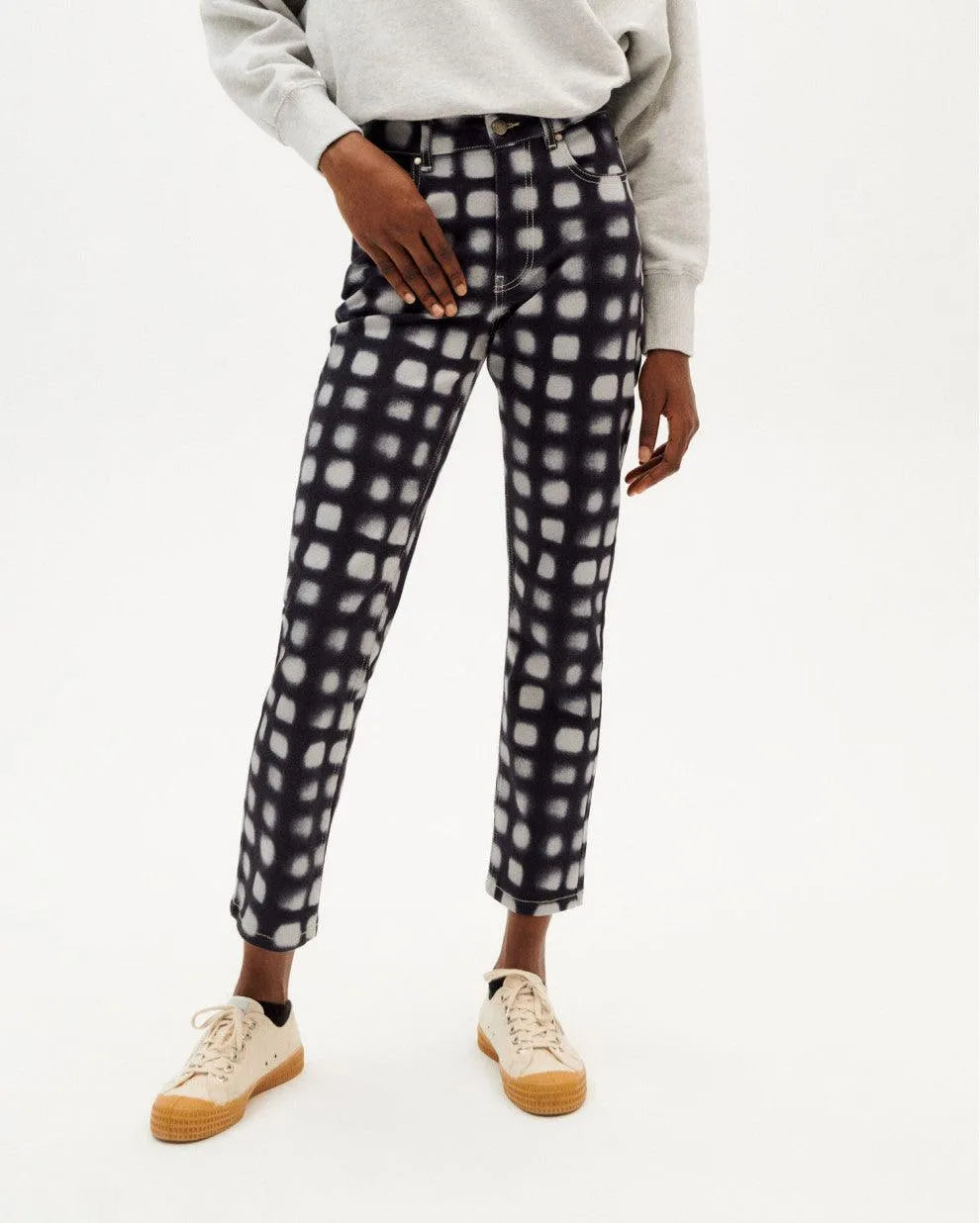 Pantalón Nele Shiny - ECRU