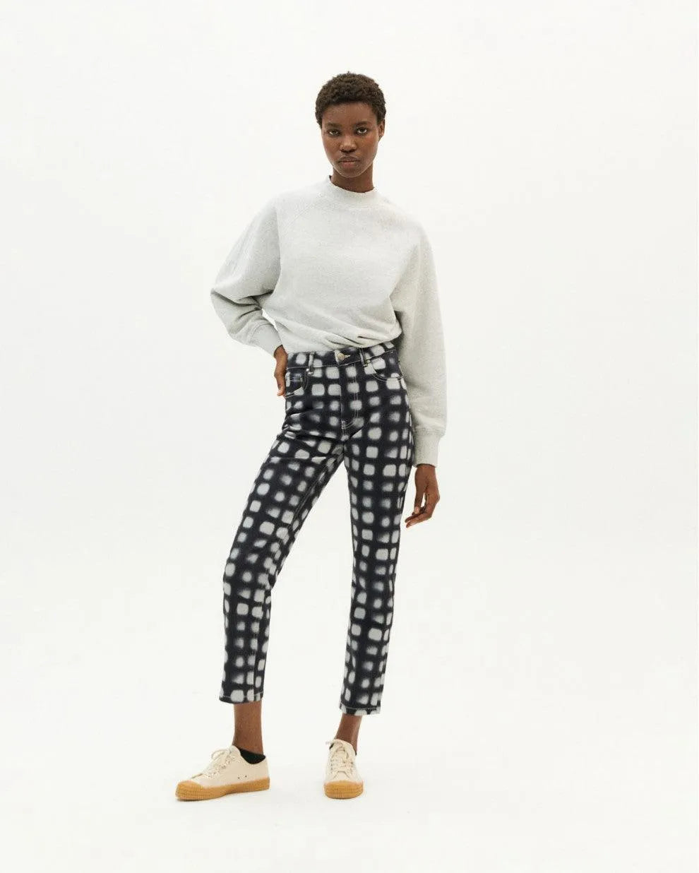 Pantalón Nele Shiny - ECRU