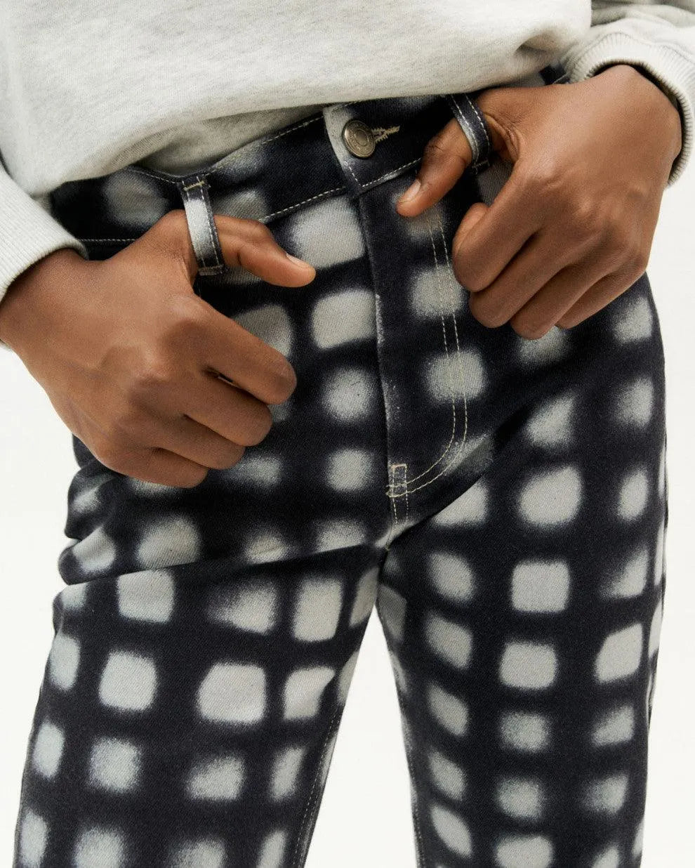 Pantalón Nele Shiny - ECRU