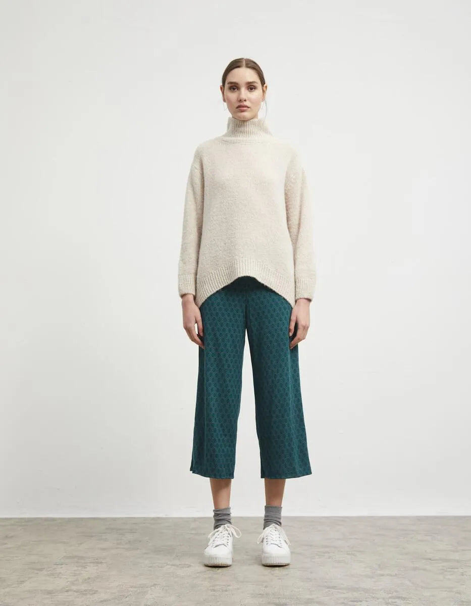 Pantalón Tobillero Eter - ECRU