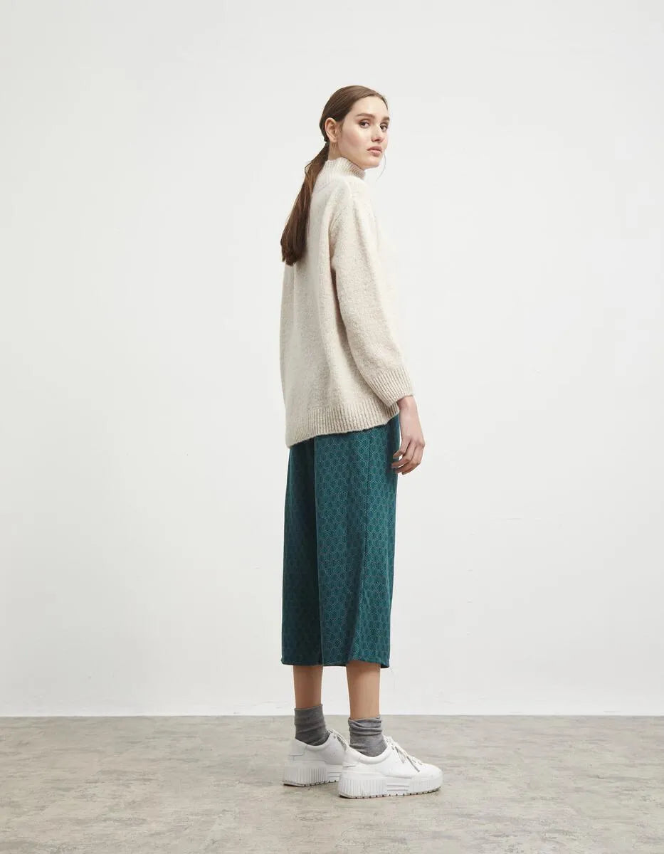 Pantalón Tobillero Eter - ECRU