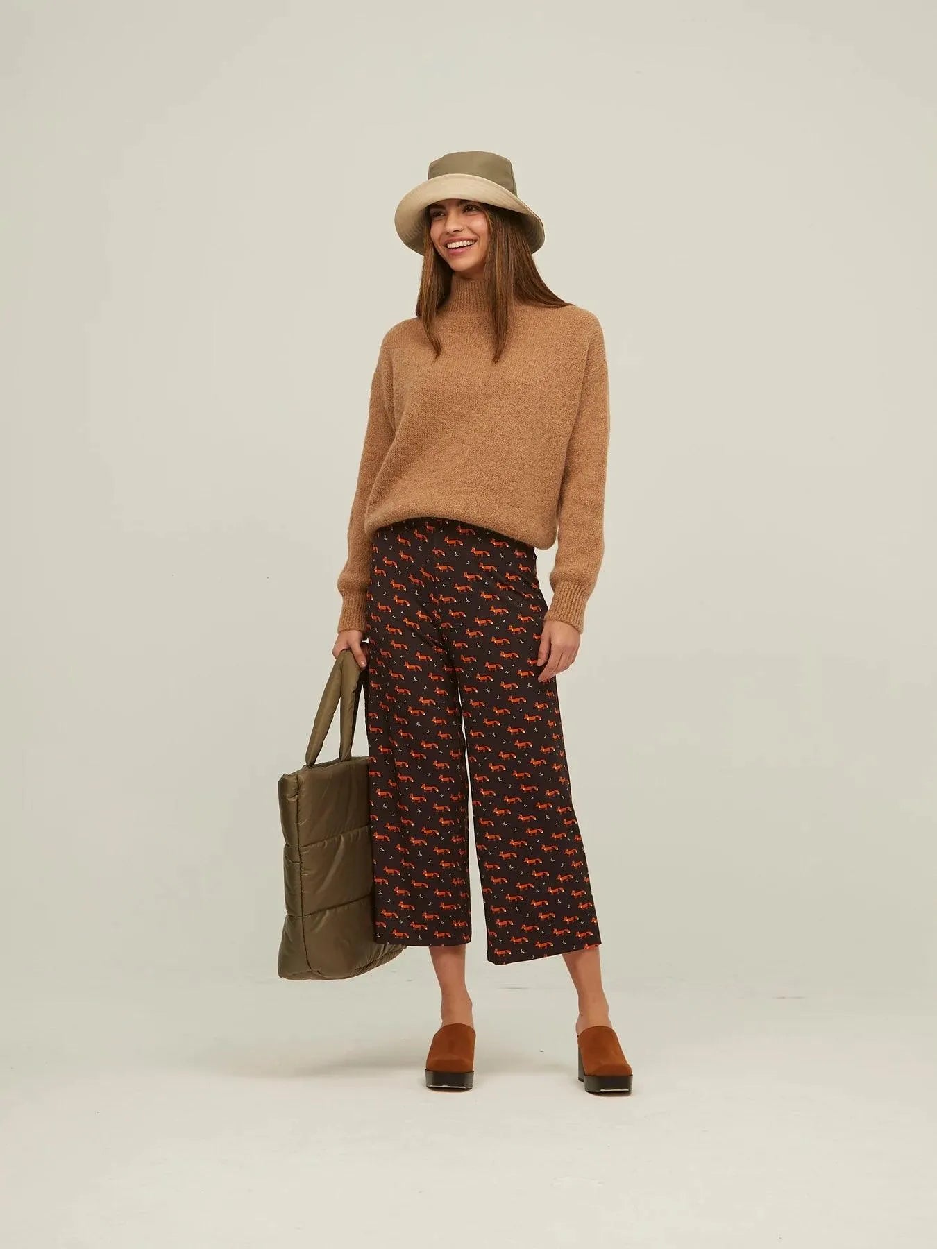 Pantalón Tobillero Fox - ECRU