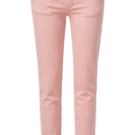 Pantalón vaquero Push Up Wonder cropped skinny rosa a rayas - ECRU