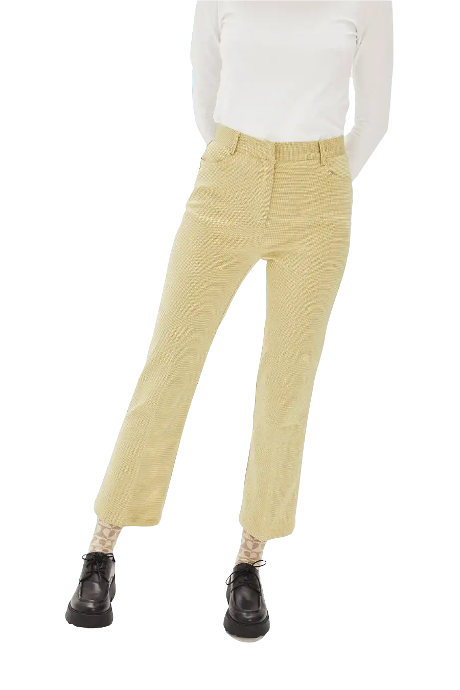 Pantalón Verde Cinturón – ECRU - Main Image