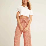 Pantalón Xantik Lazo Cintura Ceramic - ECRU