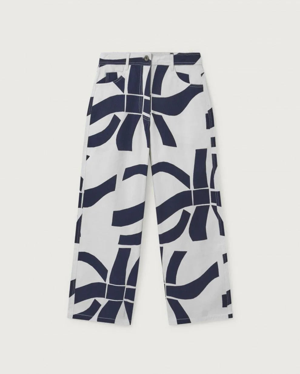 Pantalón Zabawa Azul - ECRU