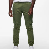 Pantalones Cargo Cam Olive Night - ECRU