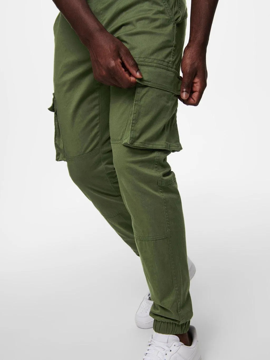 Pantalones Cargo Cam Olive Night - ECRU