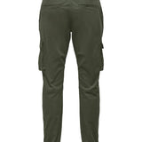 Pantalones Cargo Cam Olive Night - ECRU