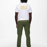 Pantalones Cargo Cam Olive Night - ECRU