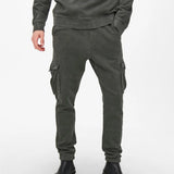 Pantalones Cargo Chándal Jimi - ECRU