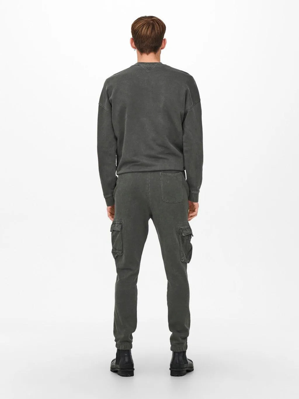 Pantalones Cargo Chándal Jimi - ECRU