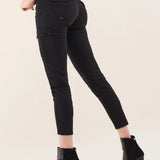 PANTALONES CARGO SECRET GLAMOUR CAPRI EN SARGA - ECRU