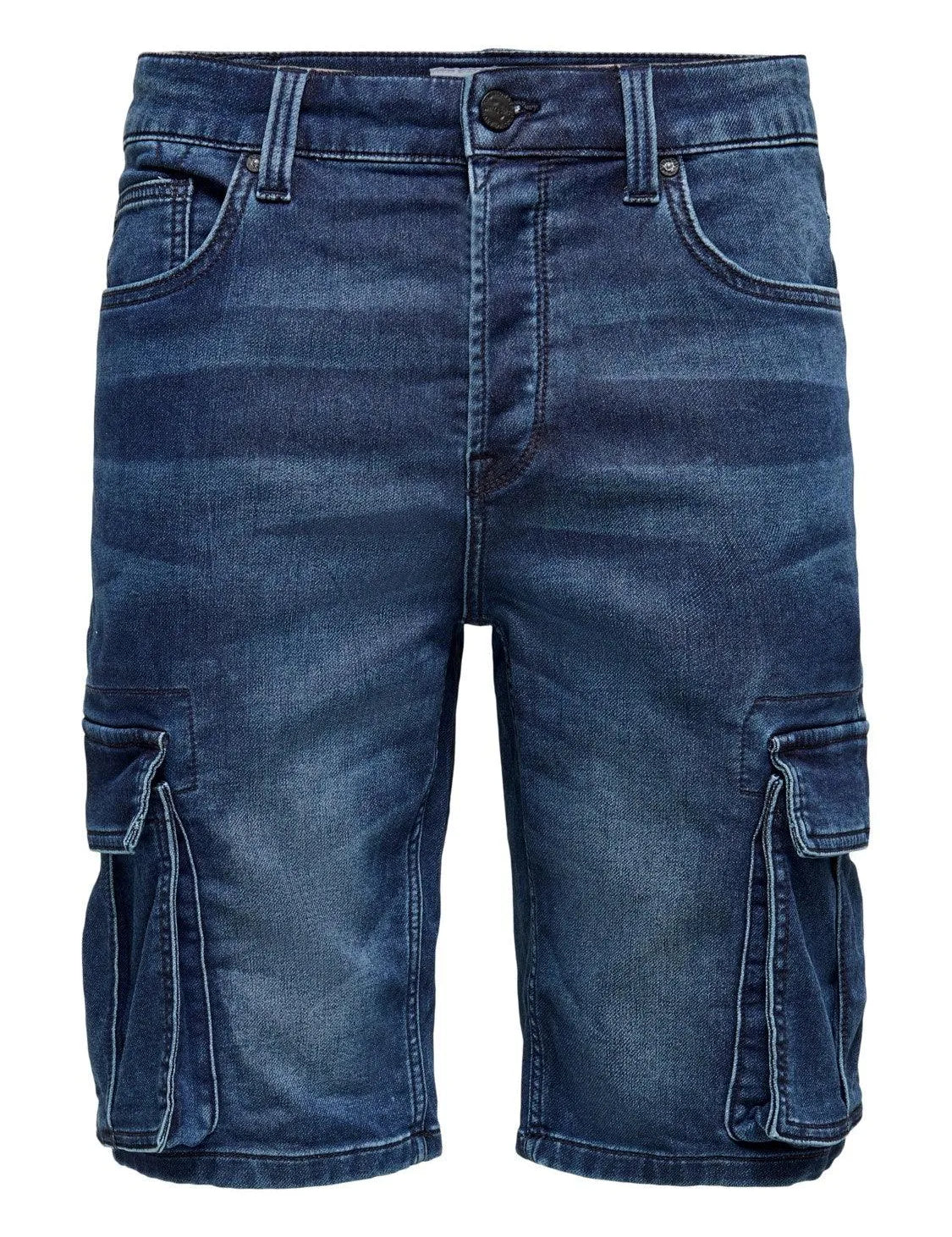 Pantalones Cargo Vaqueros Avi - ECRU