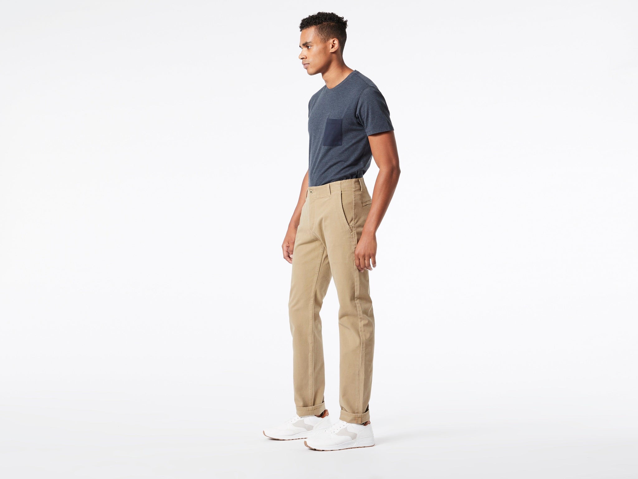 Pantalones Chinos Dockers® Smart 360 Flex™ Alpha Slim Fit New British Khaki - ECRU