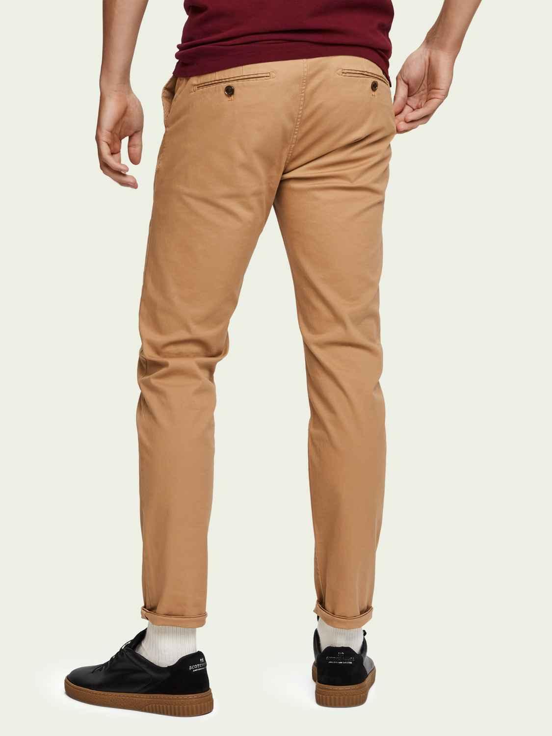 Pantalones Chinos Mott Super slim fit - ECRU