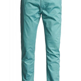 Pantalones chinos slim con microprint - ECRU