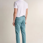 Pantalones chinos slim con microprint - ECRU