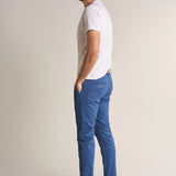 Pantalones chinos slim con microprint - ECRU
