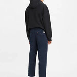Pantalones chinos XX Stay Loose Plt Crop - Navy Blazer Ltwt Tencel - ECRU