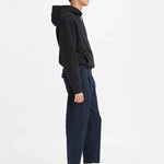 Pantalones chinos XX Stay Loose Plt Crop - Navy Blazer Ltwt Tencel - ECRU