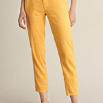 Pantalones Colette Capri de Lino - ECRU