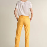 Pantalones Colette Capri de Lino - ECRU
