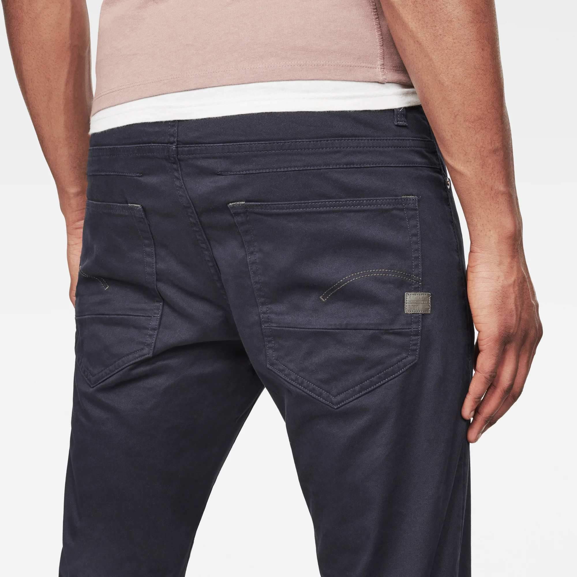 Pantalones D-Staq Slim 5-Pockets - ECRU