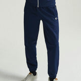 Pantalones de chándal con paneles y cinta deportiva - ECRU