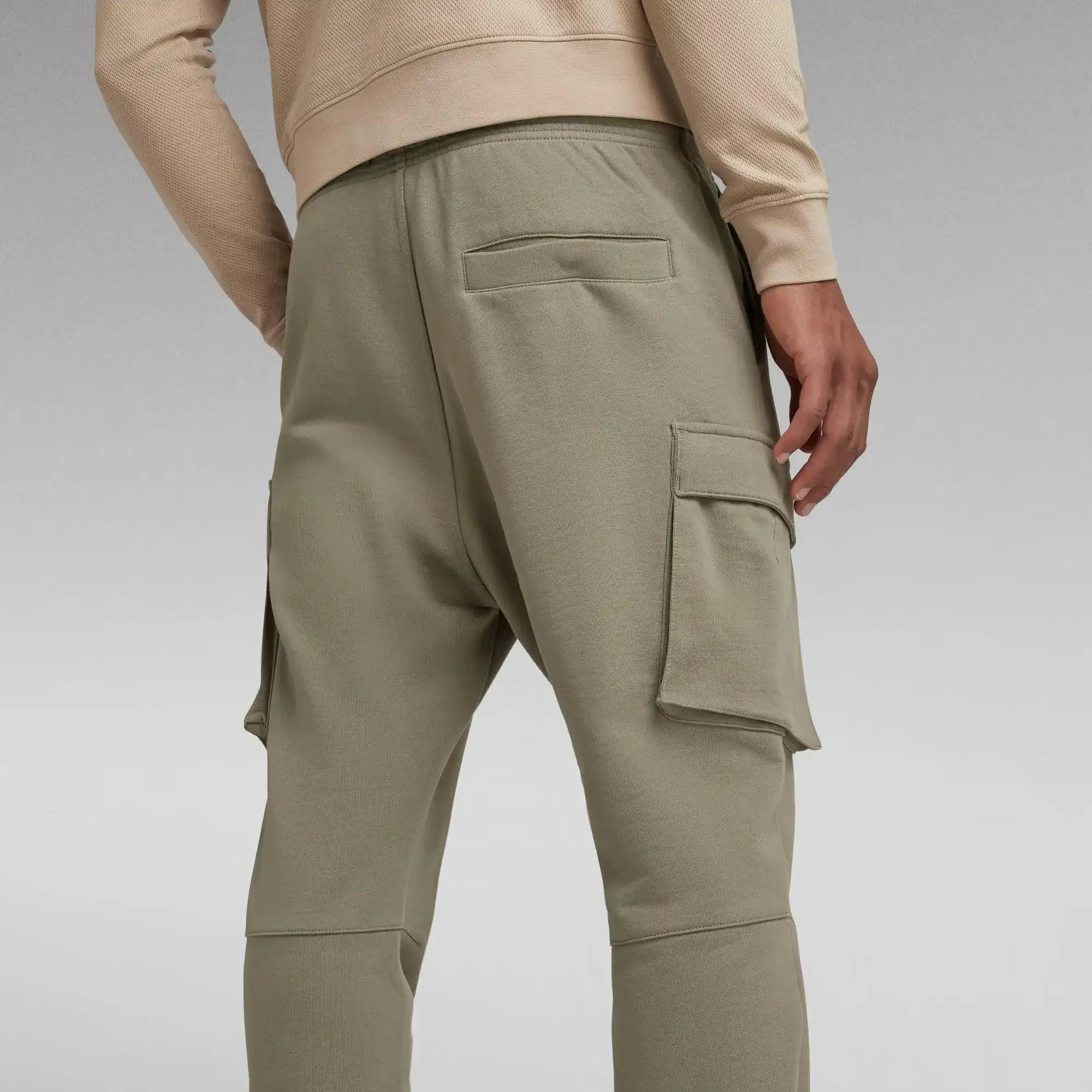 Cargo Pocket Track Pants – ECRU
