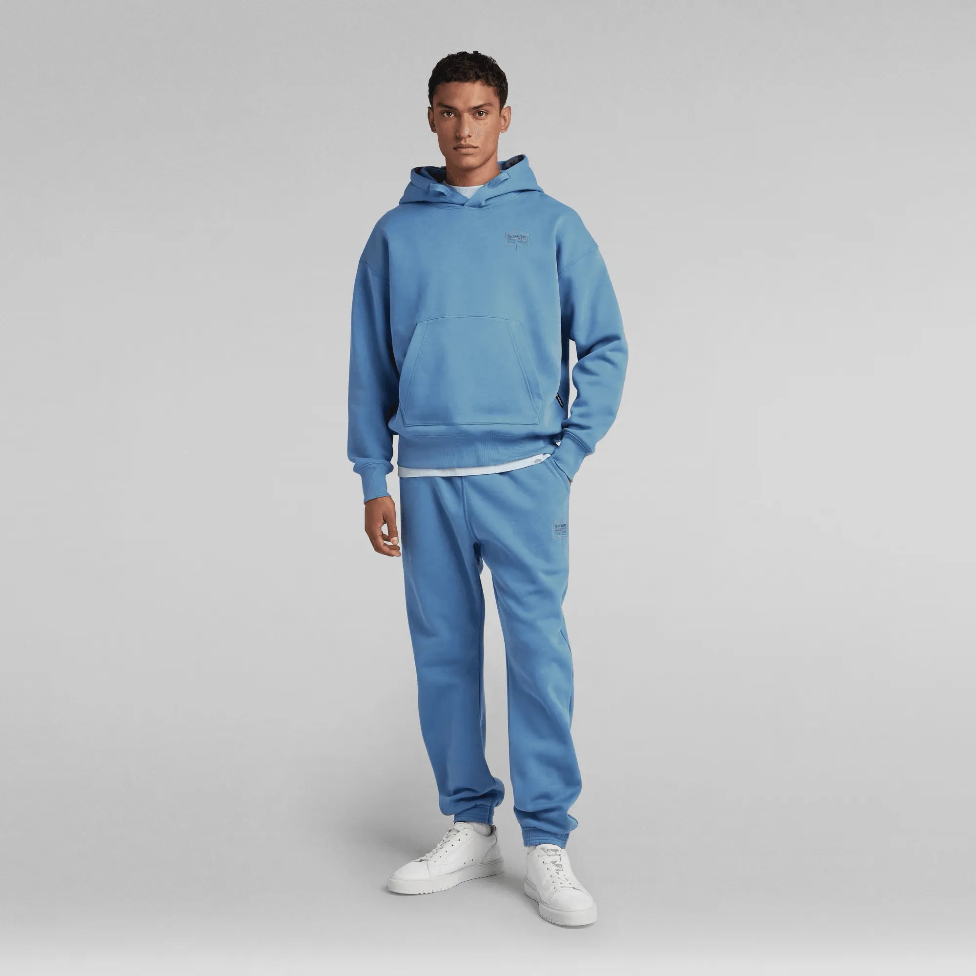 Pantalones De Deporte Unisex Core Oversized Retro Blue - ECRU