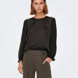 Pantalones Geggo Chocolate Brown - ECRU