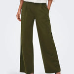 Pantalones Geggo Dark Olive - ECRU