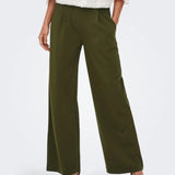 Pantalones Geggo Dark Olive - ECRU
