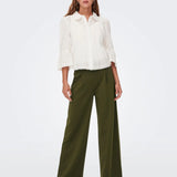 Pantalones Geggo Dark Olive - ECRU