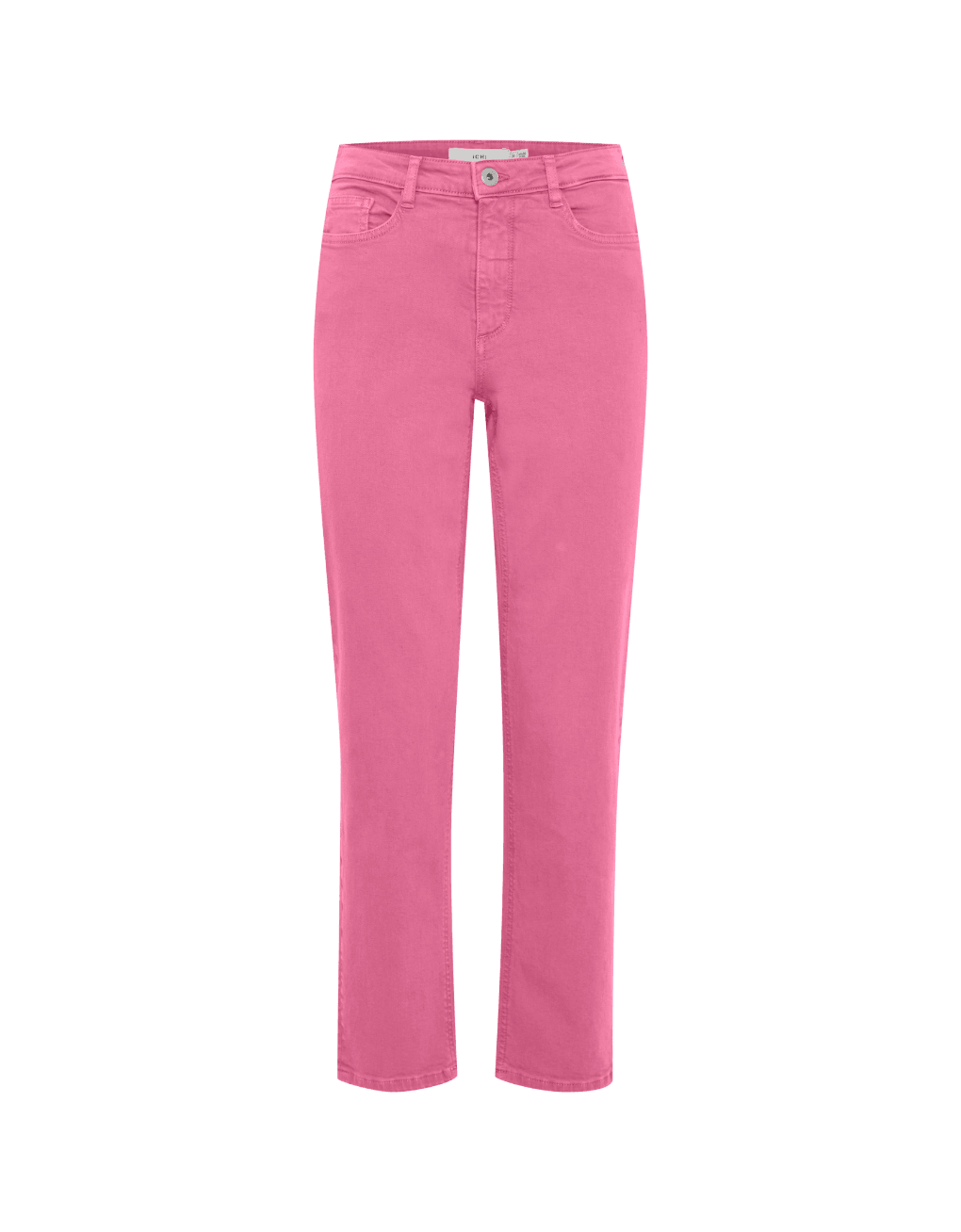 Pantalones ICHI Cenny Raven Super Pink - ECRU