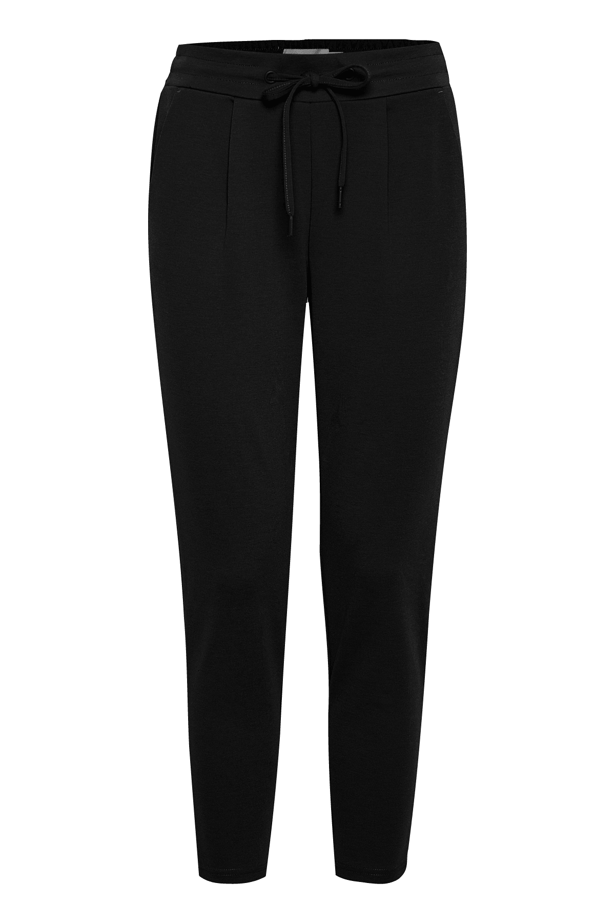 Pantalones ICHI Kate Cropped Black - ECRU