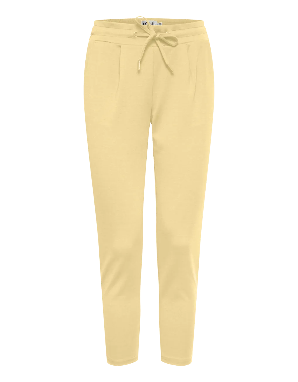 Pantalones ICHI Kate Cropped Jojoba - ECRU