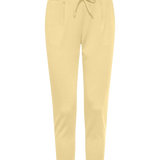 Pantalones ICHI Kate Cropped Jojoba - ECRU