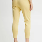 Pantalones ICHI Kate Cropped Jojoba - ECRU