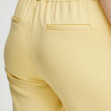 Pantalones ICHI Kate Cropped Jojoba - ECRU