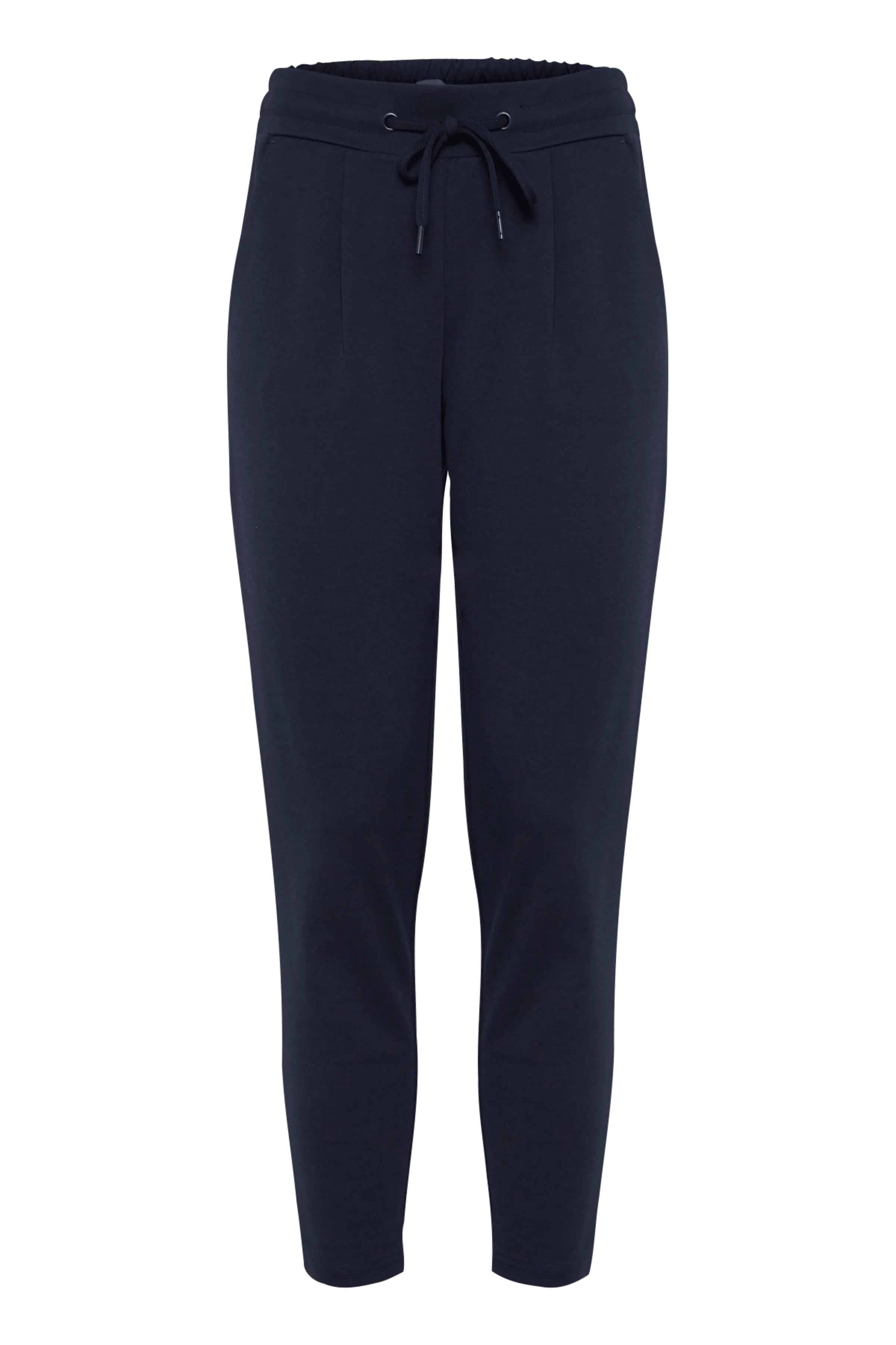 Pantalones ICHI Kate Cropped Total Eclipse - ECRU