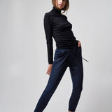 Pantalones ICHI Kate Cropped Total Eclipse - ECRU