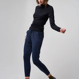 Pantalones ICHI Kate Cropped Total Eclipse - ECRU